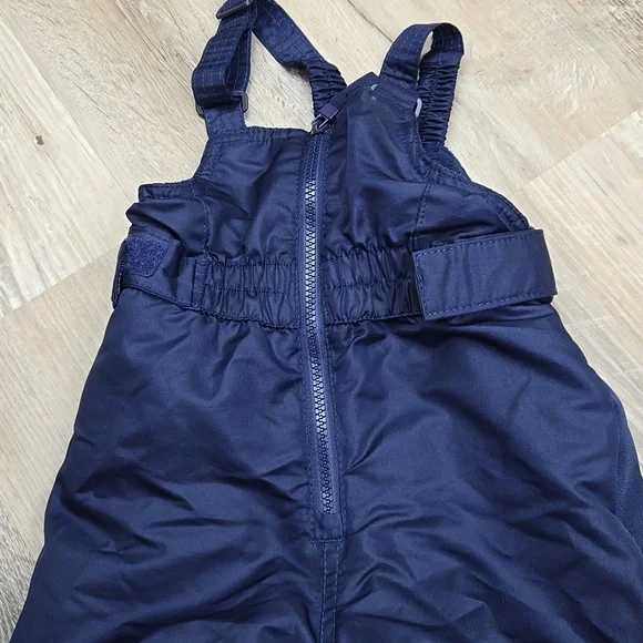 Cat And Jack 3T Boys Kids Snowbibs Snow Pants Snowsuit Navy Blue Winter - Picture 2 of 5